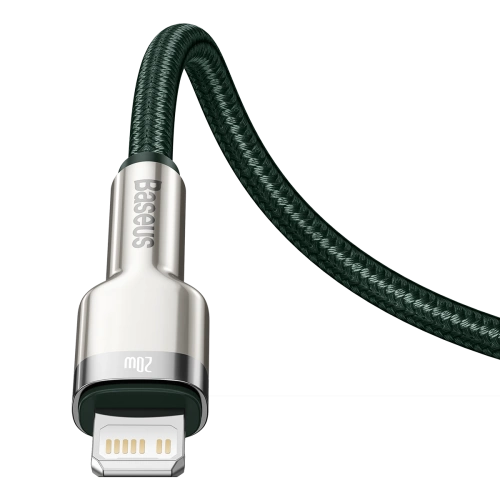Kup Cablul USB-C la Lightning Baseus 2m (verde) - BSU3067GRN - {ean13} - Sklep Home Screen