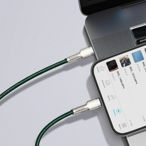 Kup USB-C to Lightning kábel Baseus 2m (zöld) - BSU3067GRN - {ean13} - Sklep Home Screen