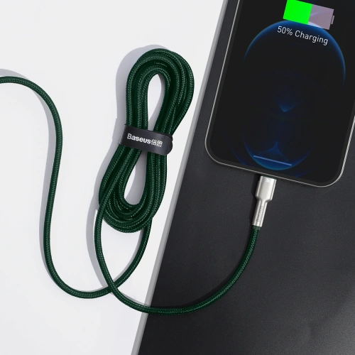 Kup USB-C zu Lightning Kabel Baseus 2m (grün) - BSU3067GRN - {ean13} - Sklep Home Screen