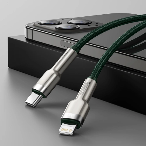Kup USB-C zu Lightning Kabel Baseus 2m (grün) - BSU3067GRN - {ean13} - Sklep Home Screen