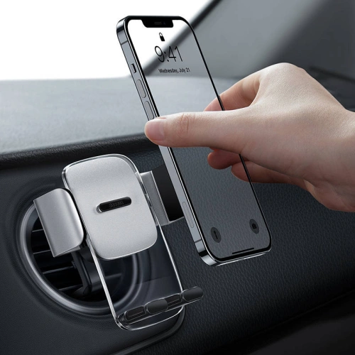 Kup Autohalter Baseus Easy Control Clamp für runde Lüftungsgitter (grau) - BSU3068GRY - {ean13} - Sklep Home Screen