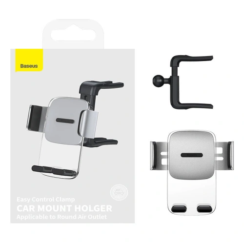 Kup Autohalter Baseus Easy Control Clamp für runde Lüftungsgitter (grau) - BSU3068GRY - {ean13} - Sklep Home Screen