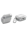 Buy Raptic Air Case Apple AirPods 3 with Soft Rubber Texture and Removable Carabiner - Silver - XDR157SLV - {ean13} - Home Screen Store Europe
