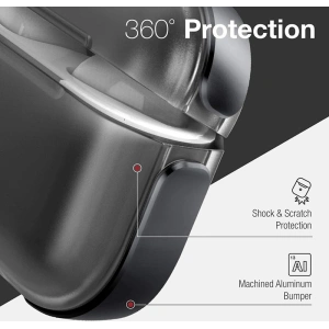Case X-Doria Raptic Air Apple AirPods 3 mit Karabiner (Silber)