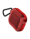 Buy Raptic Air Case Apple AirPods 3 with Soft Rubber Texture and Removable Carabiner - Silver - XDR158RED - {ean13} - Home Screen Store Europe