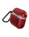 Buy Raptic Air Case Apple AirPods 3 with Soft Rubber Texture and Removable Carabiner - Silver - XDR158RED - {ean13} - Home Screen Store Europe