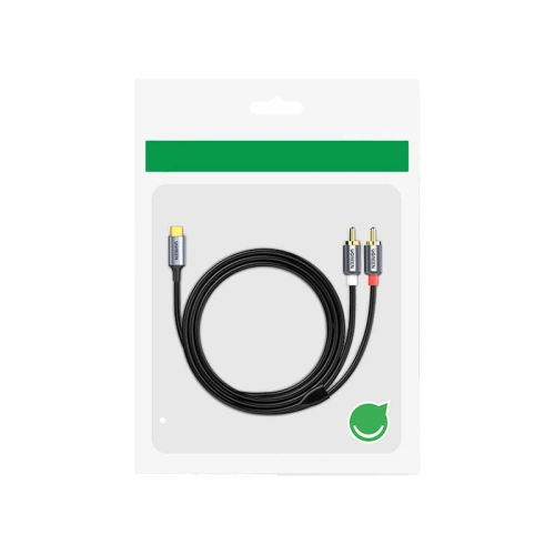 Kup UGREEN CM451 Kabel USB-C do 2x RCA (Cinch) 1.5m (czarny) - UGR1184BLK - {ean13} - Sklep Home Screen