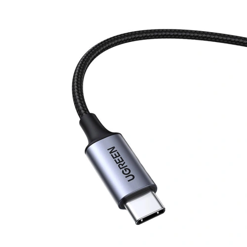 Kup Kabel USB-C UGREEN CM450 do mini jack 3.5mm AUX, 1m (černý) - UGR1190BLK - {ean13} - Sklep Home Screen