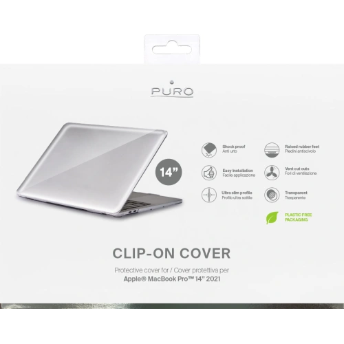 Kup Case PURO Clip On Apple MacBook Pro 14 2021-2023 (transparent) - PUR532CL - {ean13} - Sklep Home Screen