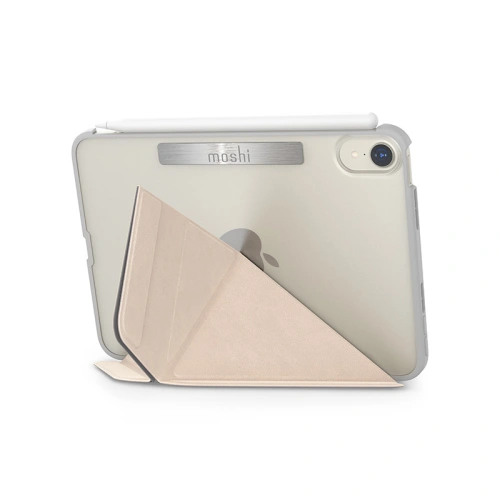 Kup Case Moshi VersaCover Apple iPad mini 2021 (6. Generation) / iPad mini 8.3" 2024 7gen / iPad mini 8.3" 2024 7gen mit Apple Pencil Ladefunktion (Savanna Beige) - MOSH213SAVBEI - {ean13} - Sklep Home Screen