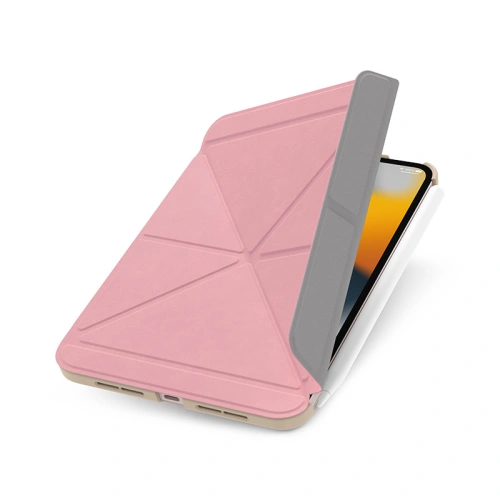 Kup Case Moshi VersaCover Apple iPad mini 2021 (6. Generation) / iPad mini 8.3" 2024 7gen / iPad mini 8.3" 2024 7gen mit Ladefunktion für Apple Pencil (Sakura Pink) - MOSH214SAKPNK - {ean13} - Sklep Home Screen