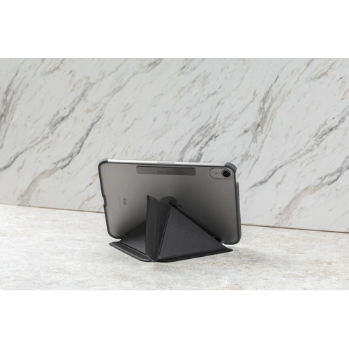 Kup Case Moshi VersaCover Apple iPad mini 2021 (6. Generation) / iPad mini 8.3" 2024 7gen / iPad mini 8.3" 2024 7gen mit Apple Pencil Ladefunktion (Charcoal Black) - MOSH215CHABLK - {ean13} - Sklep Home Screen