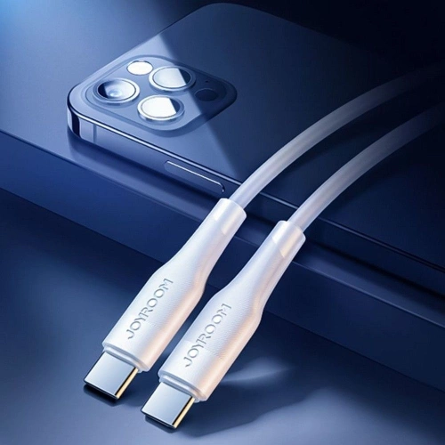 Kup Cablul Joyroom S-1230M3 USB-C - USB-C PD 60W 120cm Alb - JYR070WHT - {ean13} - Sklep Home Screen