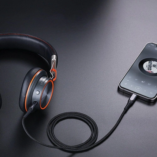 Kup Kabel Joyroom SY-A02 Lightning - AUX 100cm Černý - JYR075BLK - {ean13} - Sklep Home Screen