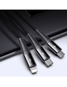 Kup Kabel Joyroom S-1230G4 3in1 USB-C - Lightning - microUSB 120cm Černý - JYR076BLK - {ean13} - Sklep Home Screen