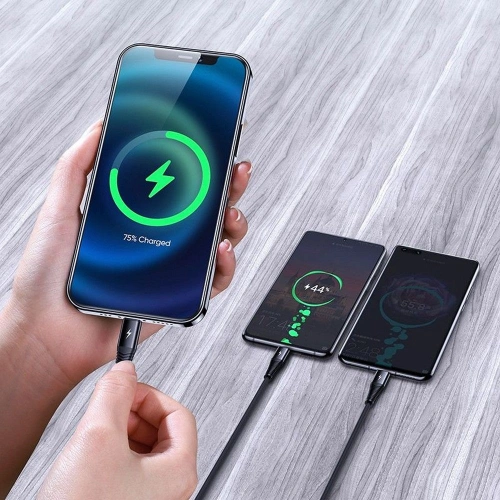 Kup Kabel Joyroom S-1230G4 3in1 USB-C - Lightning - microUSB 120cm Černý - JYR076BLK - {ean13} - Sklep Home Screen