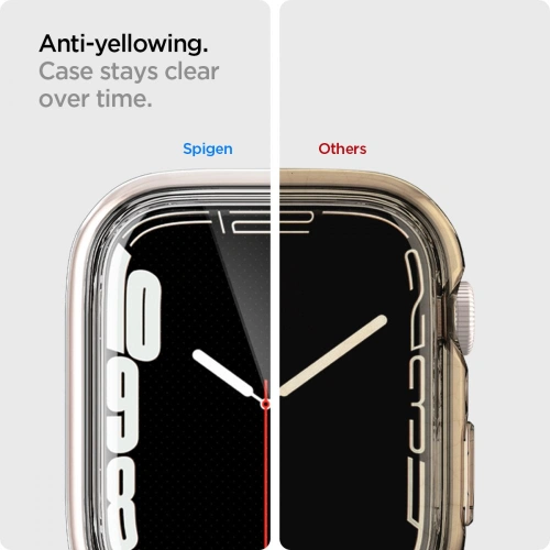 Kup Etui Spigen Ultra Hybrid Apple Watch 4/5/6/7/8/9/SE 44/45mm Crystal Clear - SPN2076CL - {ean13} - Sklep Home Screen