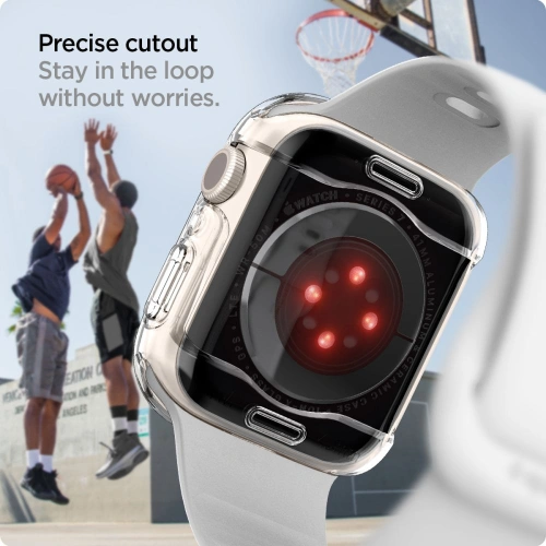 Kup Case Spigen Ultra Hybrid Apple Watch 4/5/6/7/SE/8/9 40/41mm Crystal Clear - SPN2077CL - {ean13} - Sklep Home Screen