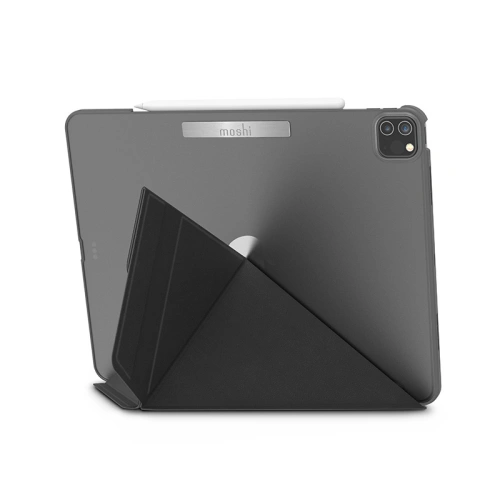 Buy Moshi VersaCover - Origami Folding Case & Stand Apple iPad Pro 12.9 2021 5 Gen with Apple Pencil holder (Charcoal Black) - MOSH216CHABLK - {ean13} - Home Screen Store Europe