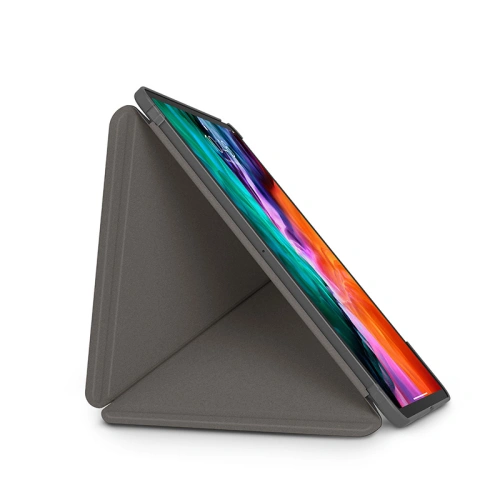 Buy Moshi VersaCover - Origami Folding Case & Stand Apple iPad Pro 12.9 2021 5 Gen with Apple Pencil holder (Charcoal Black) - MOSH216CHABLK - {ean13} - Home Screen Store Europe
