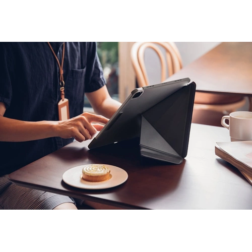 Buy Moshi VersaCover - Origami Folding Case & Stand Apple iPad Pro 12.9 2021 5 Gen with Apple Pencil holder (Charcoal Black) - MOSH216CHABLK - {ean13} - Home Screen Store Europe