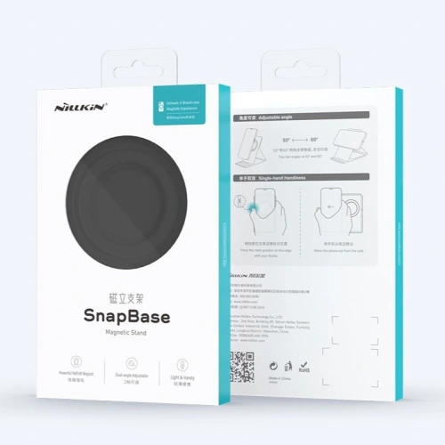 Kup Magnetische Basis Nillkin Magnetic Stand Snapbase Leder Schwarz - NLK303BLK - {ean13} - Sklep Home Screen