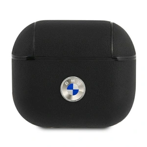 Kup Etui BMW BMA3SSLBK Apple AirPods 3 cover czarny/black Geniune Leather Silver Logo - BMW264BLK - {ean13} - Sklep Home Screen