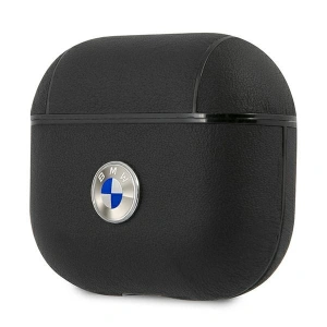 Kup Etui BMW BMA3SSLBK Apple AirPods 3 cover czarny/black Geniune Leather Silver Logo - BMW264BLK - {ean13} - Sklep Home Screen