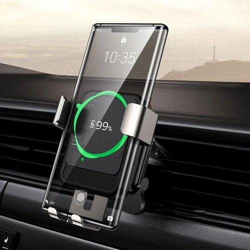 Kup Uchytník do auta s bezdrátovou nabíječkou Joyroom JR-ZS220 Vent Car Mount Wireless Charger 15W černý - JYR077BLK - {ean13} - Sklep Home Screen