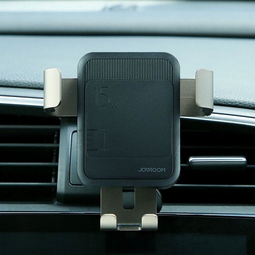 Kup Uchytník do auta s bezdrátovou nabíječkou Joyroom JR-ZS220 Vent Car Mount Wireless Charger 15W černý - JYR077BLK - {ean13} - Sklep Home Screen