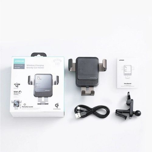 Kup Uchytník do auta s bezdrátovou nabíječkou Joyroom JR-ZS220 Vent Car Mount Wireless Charger 15W černý - JYR077BLK - {ean13} - Sklep Home Screen