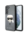 homescreen.pl - Etui Karl Lagerfeld KLHCS22SSAKHSL Samsung Galaxy S22 srebrny/silver hardcase Saffiano Ikonik Karl`s Head