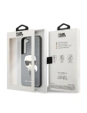 Buy Karl Lagerfeld KLHCS22SSAKHSL Samsung Galaxy S22 silver hardcase Saffiano Ikonik Karl`s Head - KLD788SLV - {ean13} - Home Screen Store Europe