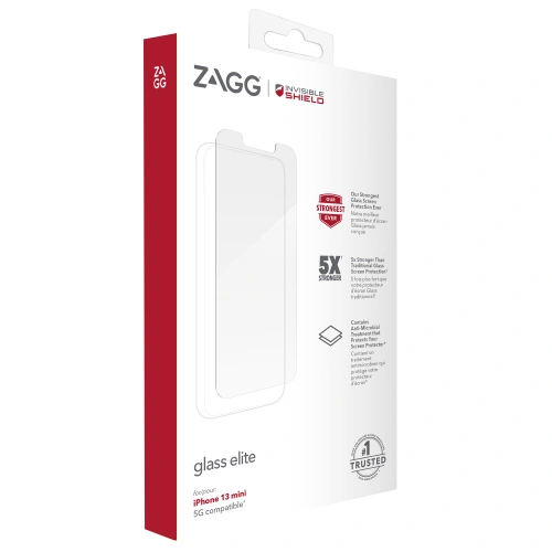 Kup Sklo ZAGG InvisibleShield Glass Elite Apple iPhone 13 mini - ZAG052 - {ean13} - Sklep Home Screen
