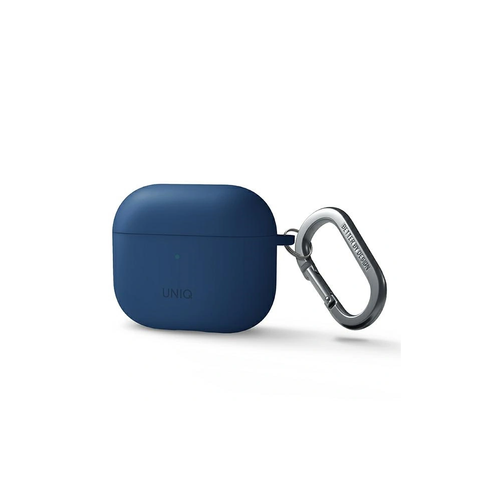 Etui UNIQ Nexo Apple AirPods 3 + Ear Hooks Silicone niebieski/blue
