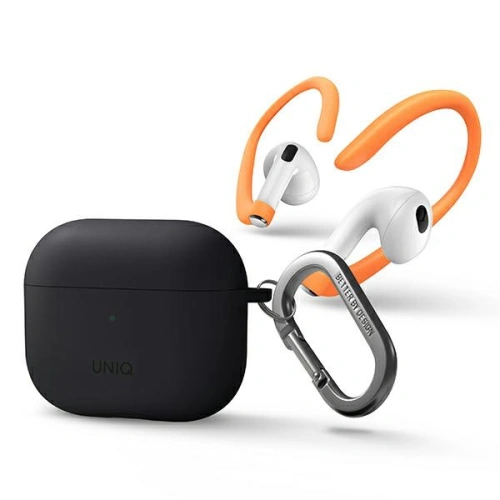 Kup Etui UNIQ Nexo Apple AirPods 3 + Ear Hooks Silicone szary/grey - UNIQ569GRY - {ean13} - Sklep Home Screen