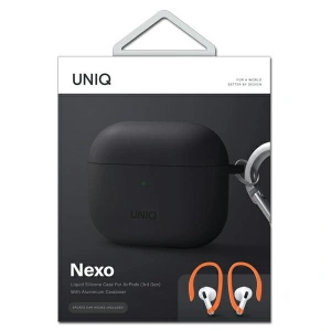 Kup Etui UNIQ Nexo Apple AirPods 3 + Ear Hooks Silicone szary/grey - UNIQ569GRY - {ean13} - Sklep Home Screen