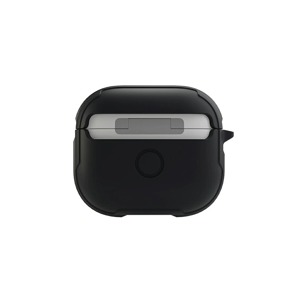 Etui UNIQ Valencia Antimicrobial Apple AirPods 3 czarny/midnight black