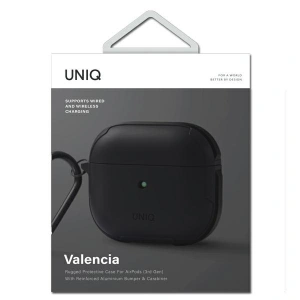 Kup Etui UNIQ Valencia Antimicrobial Apple AirPods 3 czarny/midnight black - UNIQ571MDTBLK - {ean13} - Sklep Home Screen