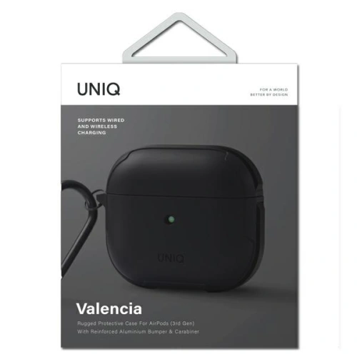 Kup Etui UNIQ Valencia Antimikrobiális Apple AirPods 3 fekete/éjféli fekete - UNIQ571MDTBLK - {ean13} - Sklep Home Screen