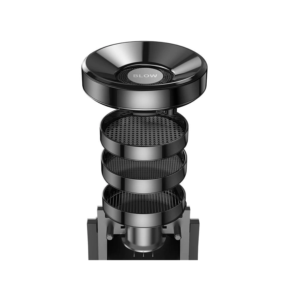 Baseus elektroniczny alkomat bezustnikowy LCD (Czarny)