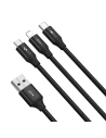 Kup USB 3in1 Kabel Baseus Rapid Series, USB zu micro USB / USB-C / Lightning, 3.5A, 1.2m (schwarz) - BSU3077BLK - {ean13} - Sklep Home Screen