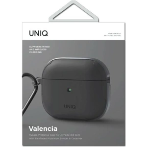 Kup Etui UNIQ Valencia Antimicrobial Apple AirPods 3 szary/grey - UNIQ573GRY - {ean13} - Sklep Home Screen