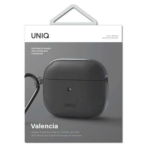 Kup Etui UNIQ Valencia Antimikrobiální Apple AirPods 3 šedá/grey - UNIQ573GRY - {ean13} - Sklep Home Screen