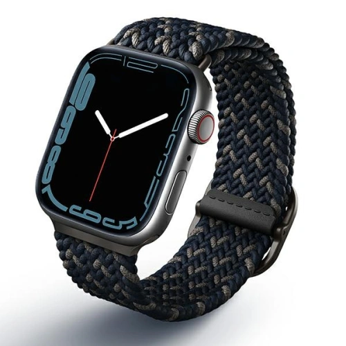 Kup Pasek UNIQ Aspen Apple Watch 4/5/6/7/SE/8/9/Ultra 44/45/49mm împletit DE albastru/obsidian blue - UNIQ578BLU - {ean13} - Sklep Home Screen