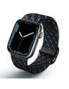 Kup Pasek UNIQ Aspen Apple Watch 4/5/6/7/SE/8/9/Ultra 44/45/49mm Braided DE niebieski/obsidian blue - UNIQ578BLU - {ean13} - Sklep Home Screen