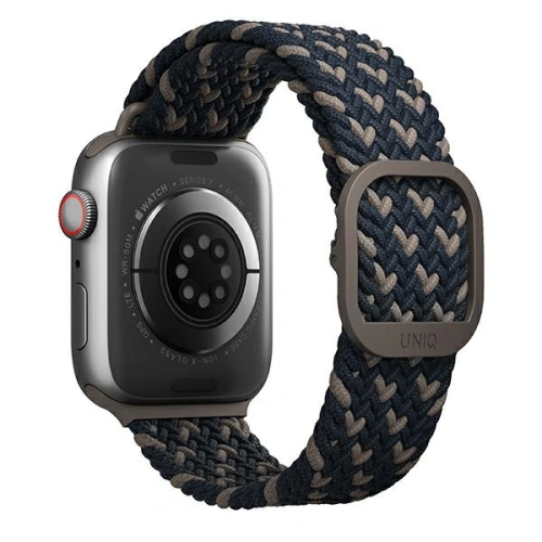 Kup Pasek UNIQ Aspen Apple Watch 4/5/6/7/SE/8/9/Ultra 44/45/49mm Braided DE niebieski/obsidian blue - UNIQ578BLU - {ean13} - Sklep Home Screen