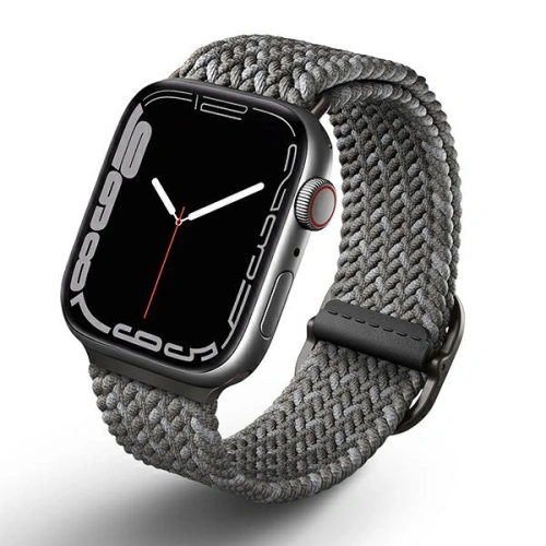 Kup Pasek UNIQ Aspen Apple Watch 4/5/6/7/SE/8/9/Ultra 44/45/49mm Pletený DE šedý/pebble grey - UNIQ579PEBGRY - {ean13} - Sklep Home Screen