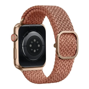 Pasek UNIQ Aspen Apple Watch 4/5/6/7/SE/8/9/Ultra 44/45/49mm Braided różowy/grapefruit pink Pasek UNIQ Aspen Apple Watch 4/5/6/7/SE/8/9/Ultra 44/45/49mm Braided różowy/grapefruit pink