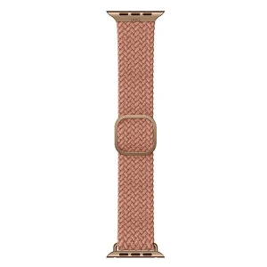 Pasek UNIQ Aspen Apple Watch 4/5/6/7/SE/8/9/Ultra 44/45/49mm Braided różowy/grapefruit pink Pasek UNIQ Aspen Apple Watch 4/5/6/7/SE/8/9/Ultra 44/45/49mm Braided różowy/grapefruit pink